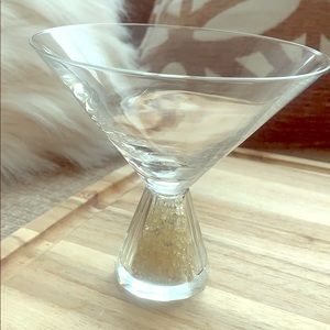 2 Martini Crystal Glitter Set